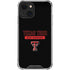 Texas Tech University TT Red Raiders iPhone 14 Clear Case